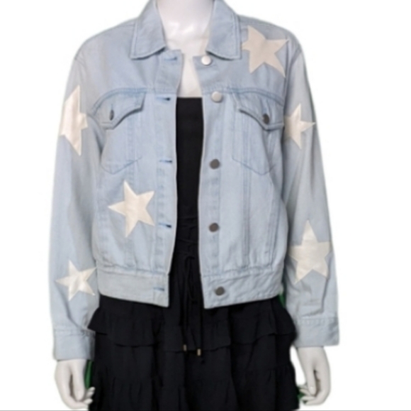 DOLLS KILL Star Patch Jean Jacket - Picture 9 of 10